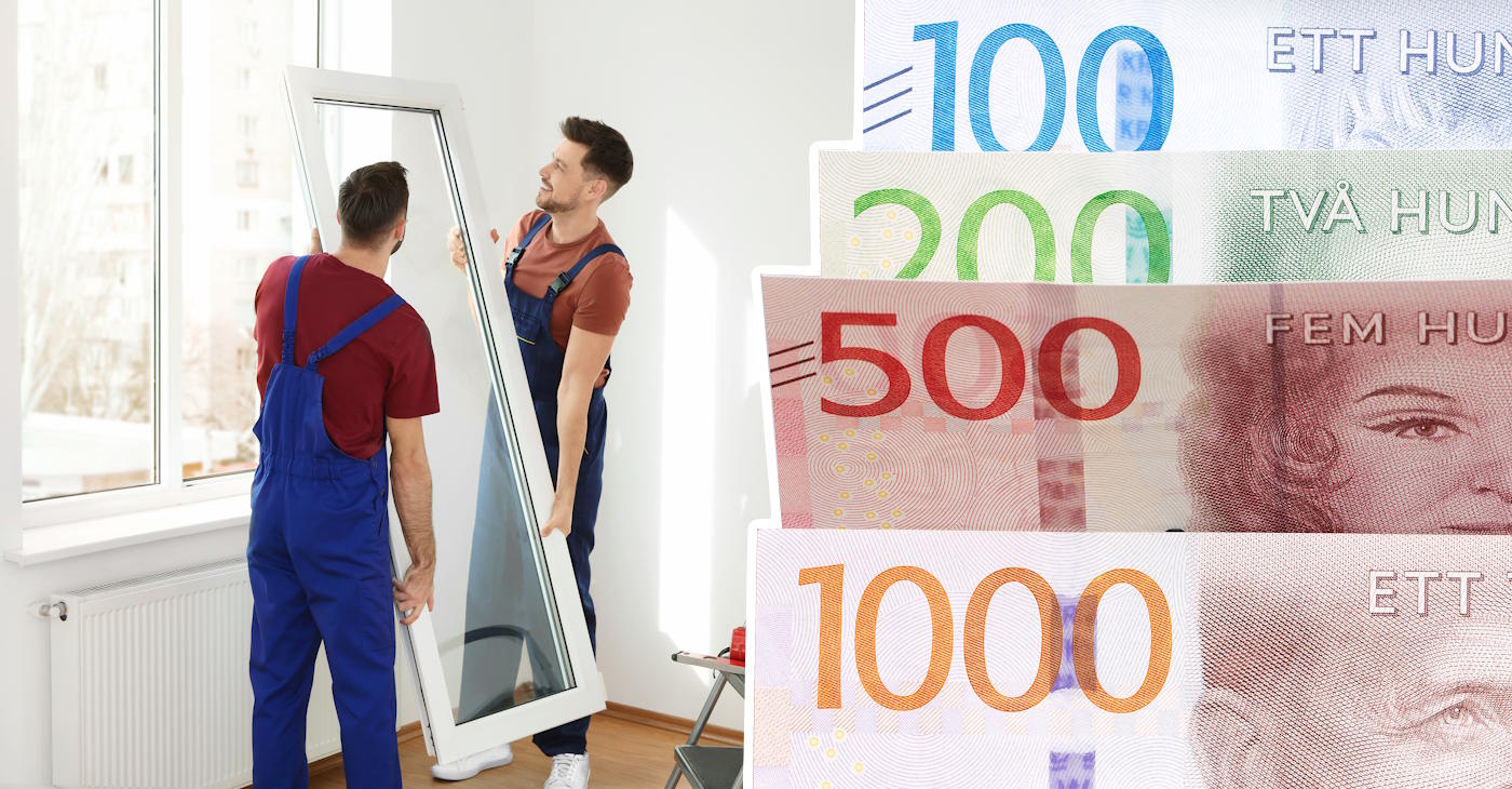 Bidrag vid fönsterbyte – för energibesparing och/eller bulleråtgärd